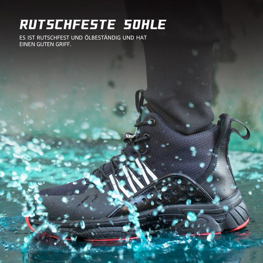 Männer Arbeit Sicherheit Schuhe Bau Anti-smash Punktion-Proof Unzerstörbar Boot EB