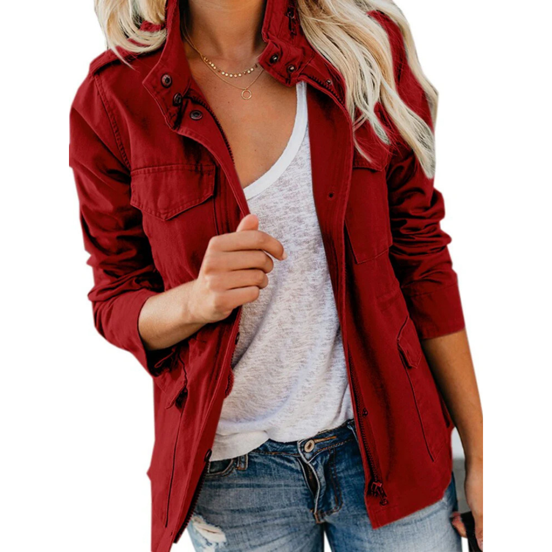 EB | Zeitgenössische Damen Zip Jacke