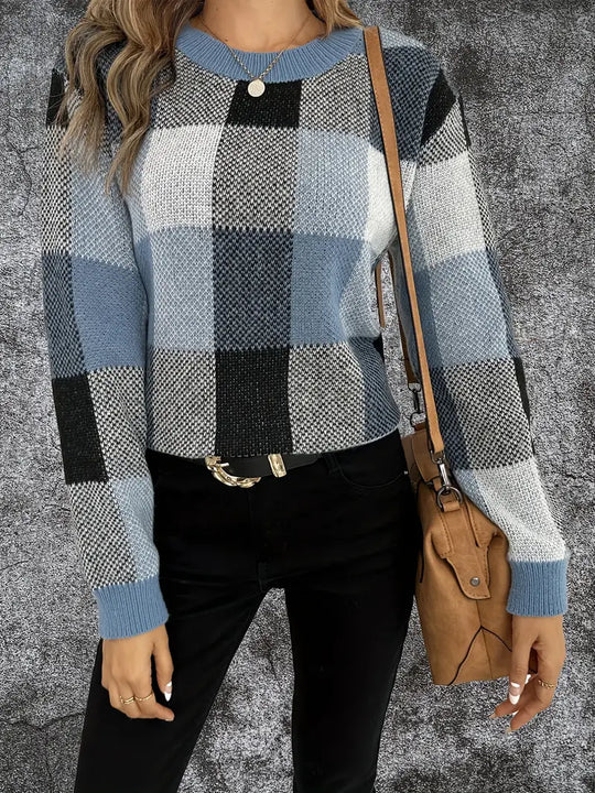 EB | Karierter Pullover