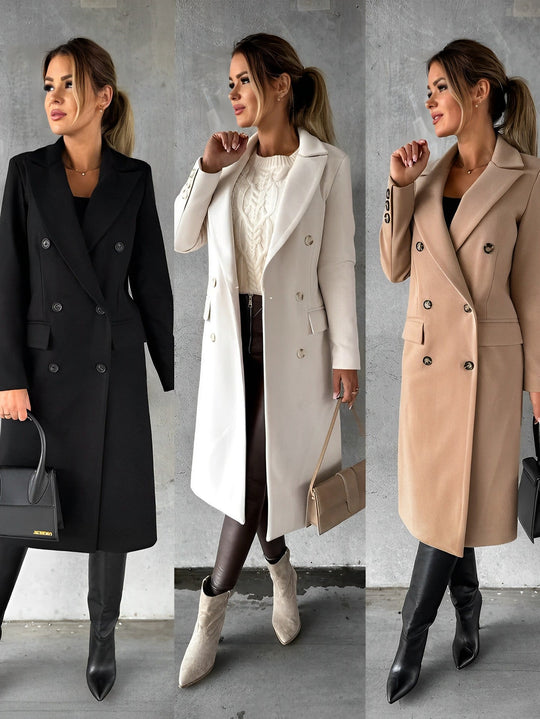 EB | Damen Doppelreihiger Mantel