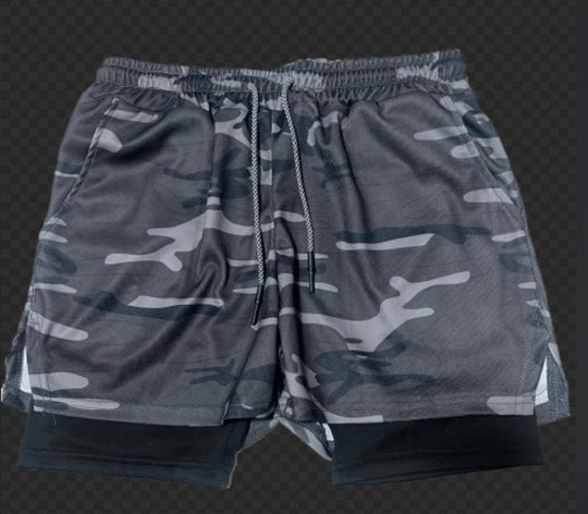 EB | Atmungsaktive Doppel-Shorts für Männer