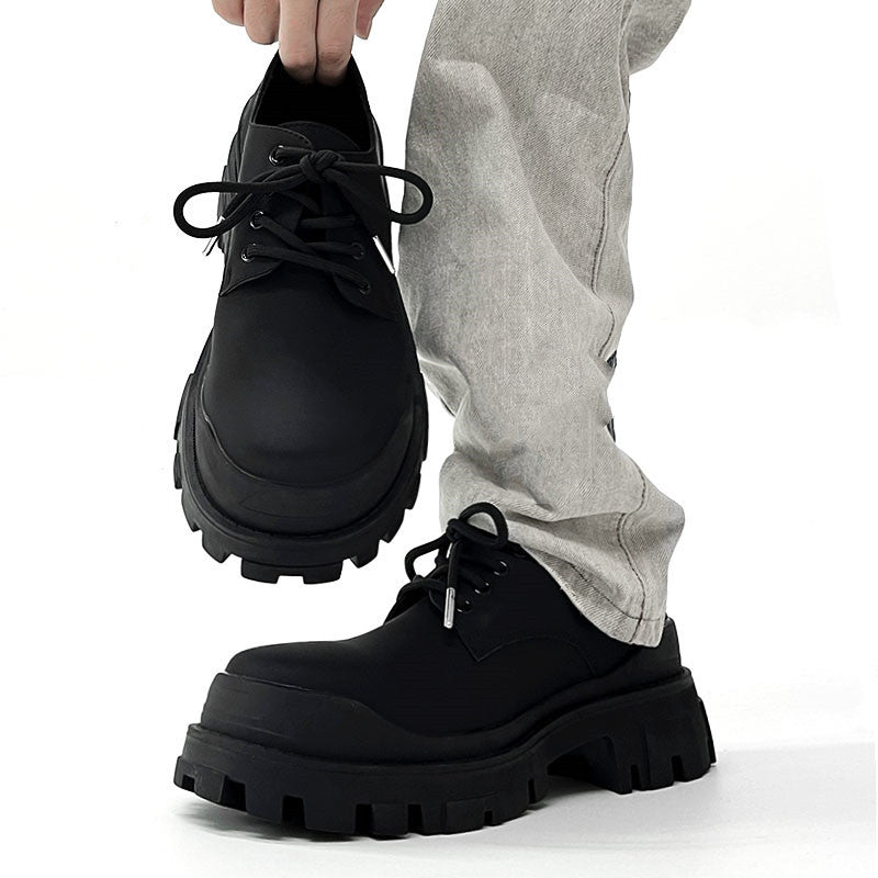 EB | Moderne Lederschuhe mit Dicker Sohle