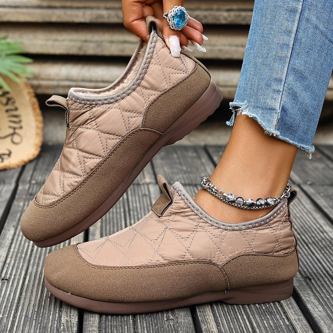 Bequeme Winterstiefel für Damen zum Hineinschlüpfen EB EB
