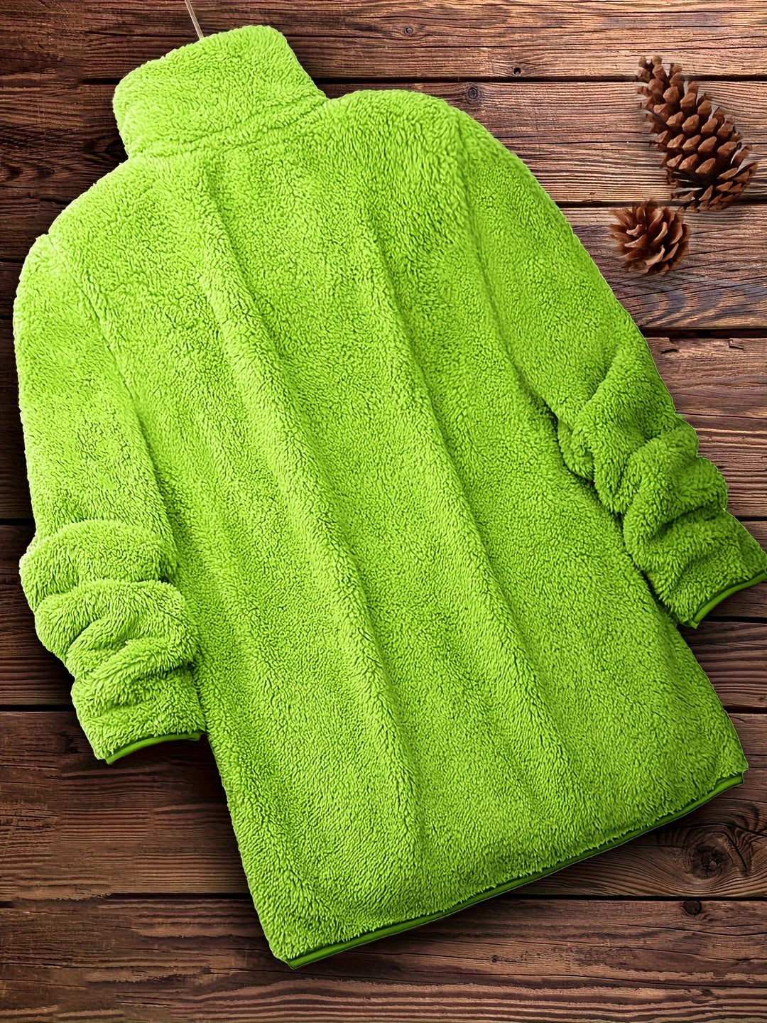 EB | Plüschjacke Polyester Weich und Warm
