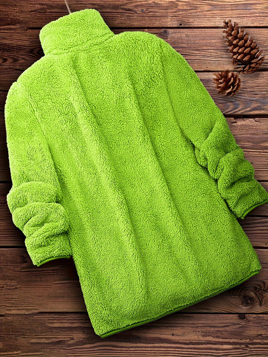 EB | Plüschjacke Polyester Weich und Warm