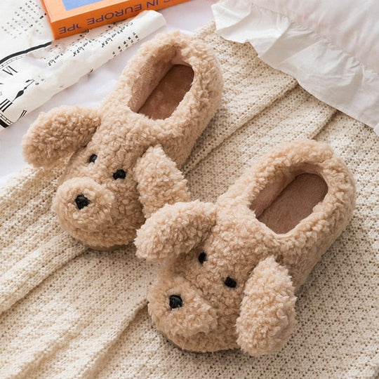 EB | Bequeme Damen Hausschuhe mit Tiermuster