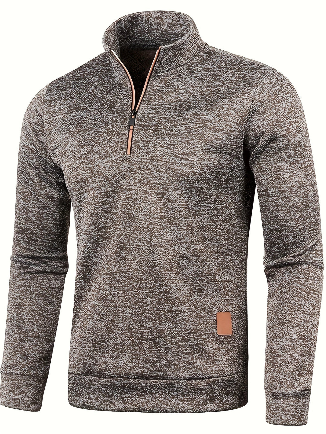 EB | Herrenpullover mit Reißverschluss am Hals für Herbst & Winter