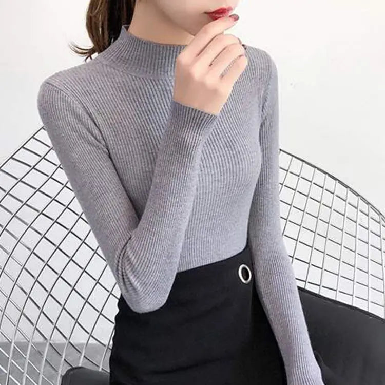 EB | Gemütlicher Gerippter Wollpullover für Damen