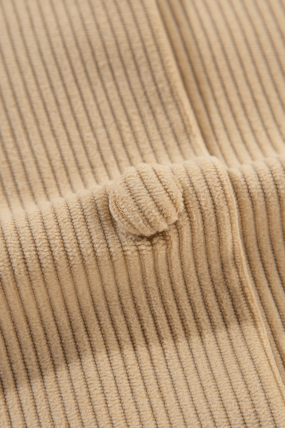EB | Cordurahemdjacke mit Rüschendetails Baumwollmischung Elegant und Modern