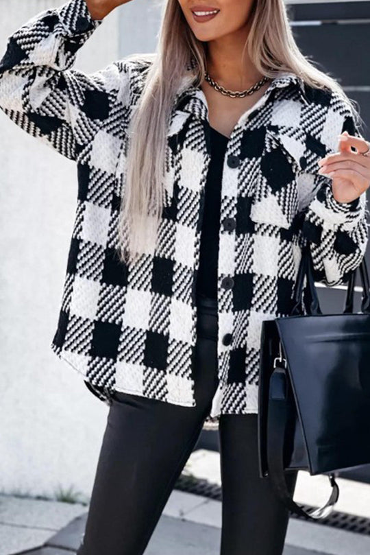 EB | Karierter Overshirt Im Klassischen Stil Komfortabel und Modern Perfekt für Layering