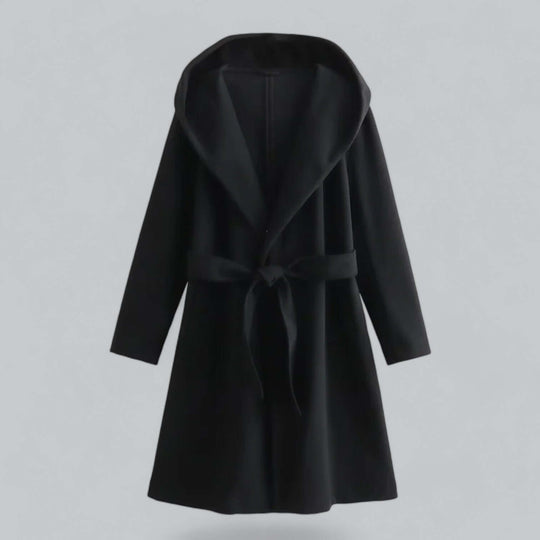 EB | Damen Kapuzen Lang Trenchcoat