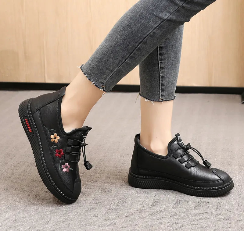 Gemma Leder Winter Sneaker | Stylisch & Bequem EB