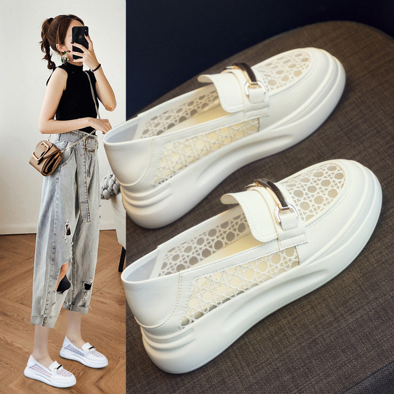 EB | Lederhalbschuhe Schicke Alltagsmode