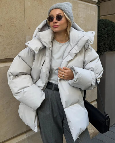 EB | Lockere Baumwollgefütterte Jacke