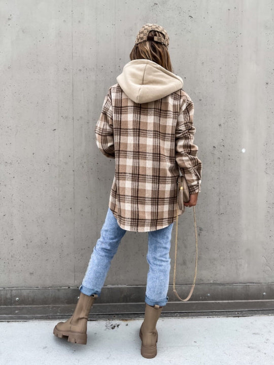 EB | Damenjacke mit Abnehmbarer Kapuze
