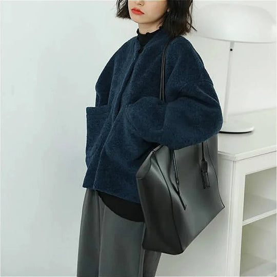 EB | Flauschige Cardigan Jacke