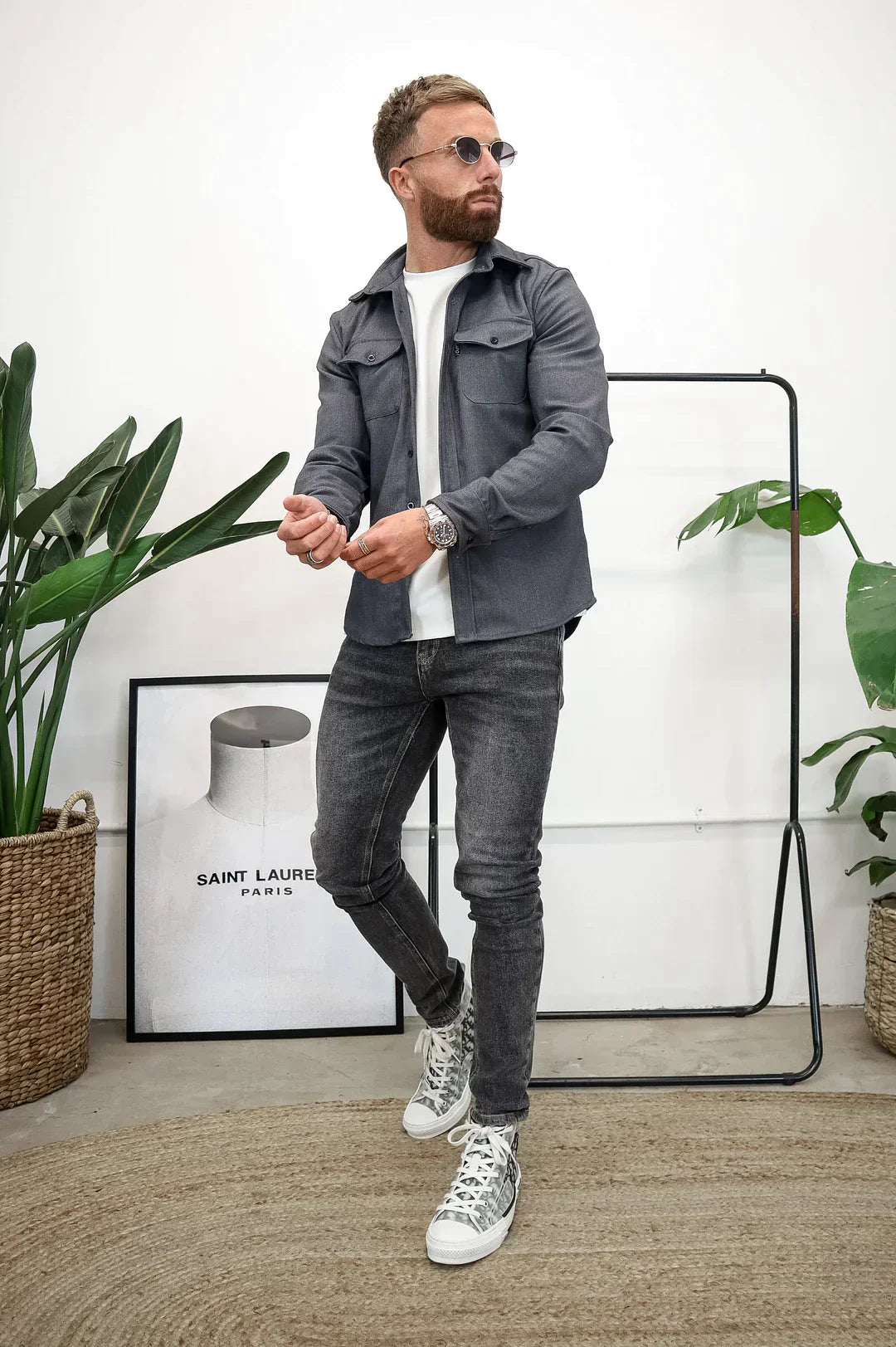 EB | Premium-Jacke mit Knopfverschluss für Herren Stylische und Bequeme Jacke