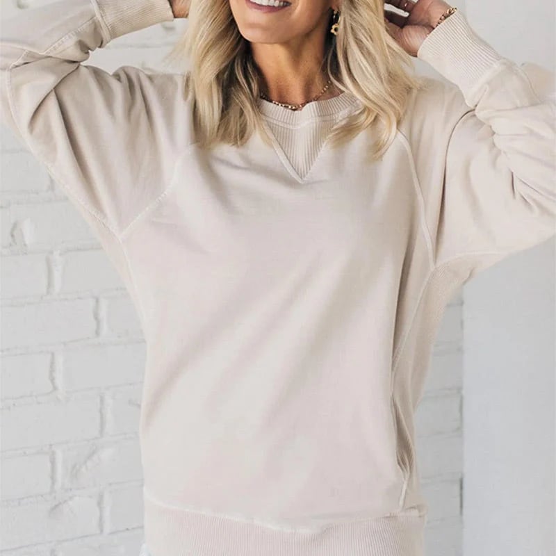 EB | Gerippter Pullover mit Taschen