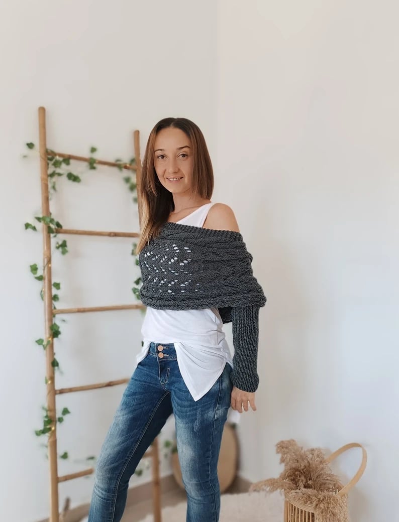 EB | Bequemer Strickschal