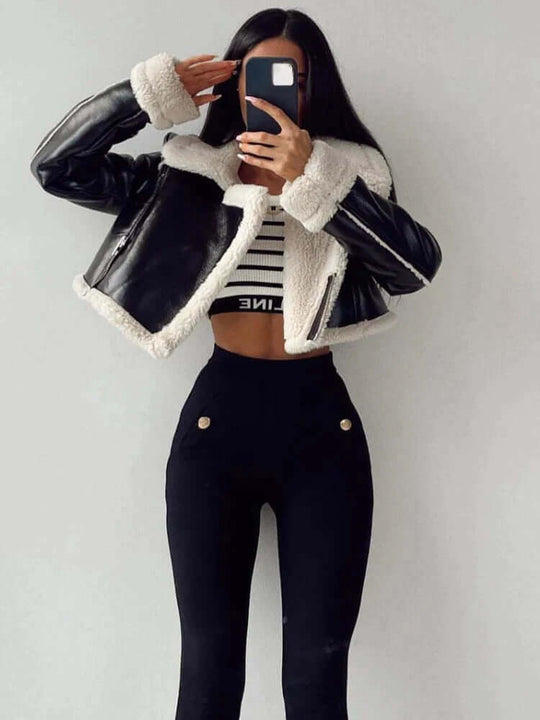 EB | Damen Fleecefutter Kurze Jacke