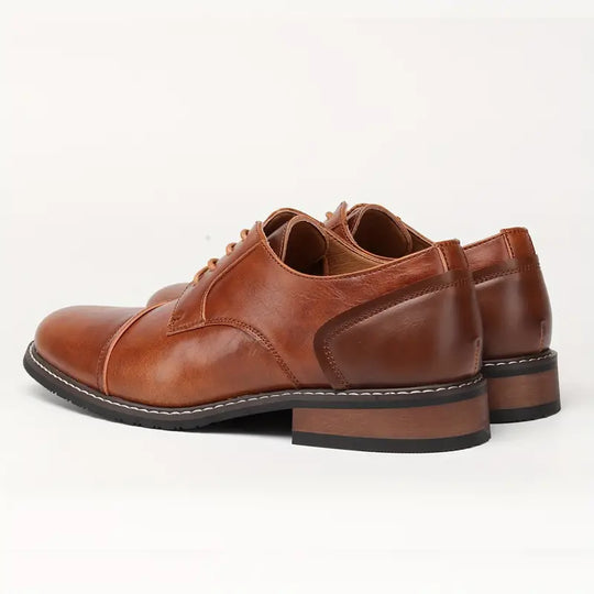 solide vintage-derby-schuhe für herren EB