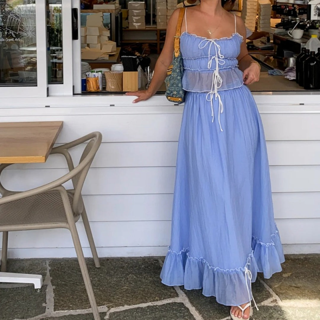 EB | Hosenträger Top Temperament Kleid