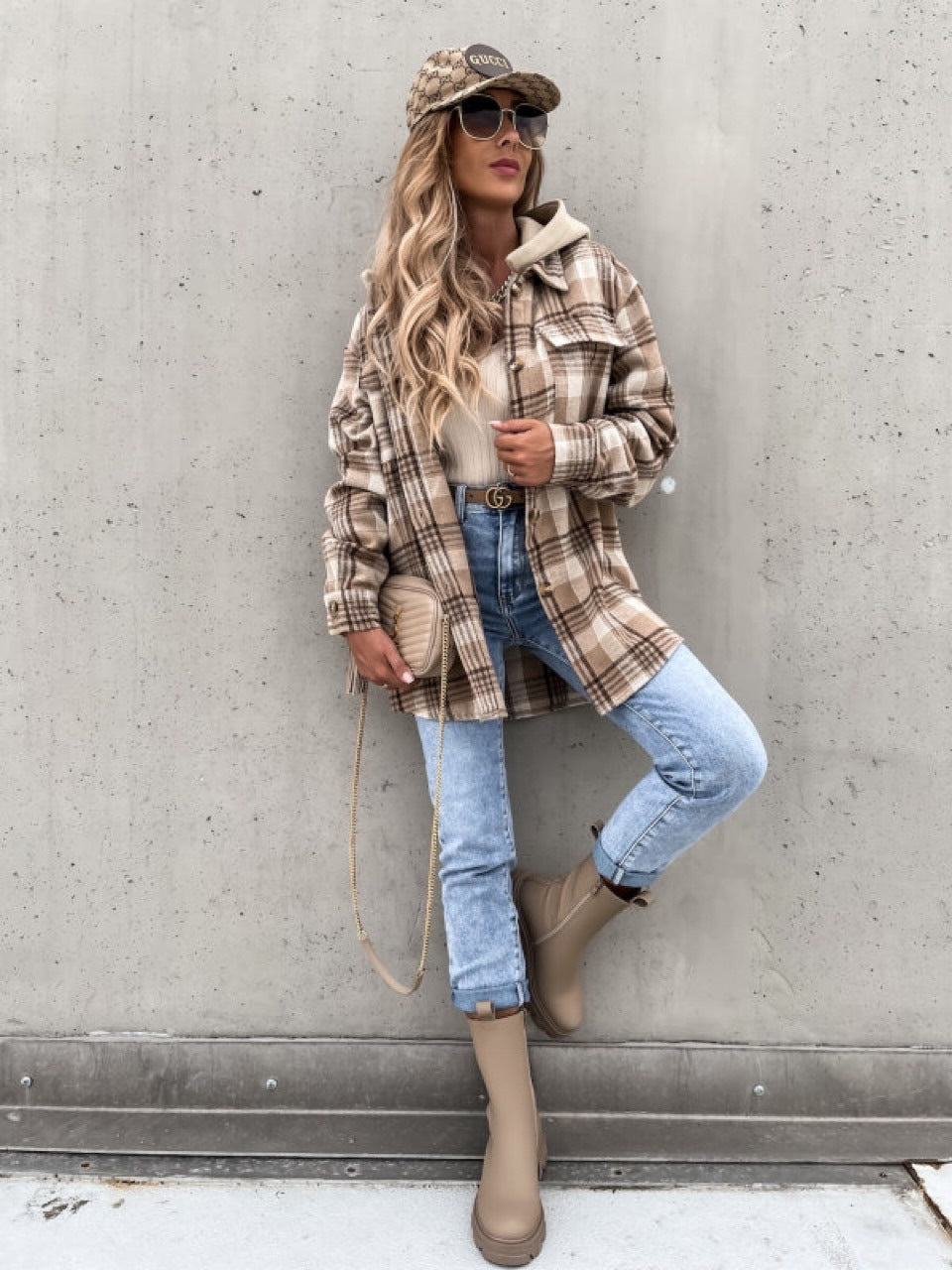 EB | Damenjacke mit Abnehmbarer Kapuze