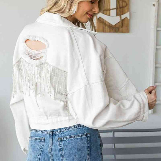 EB | Zeitgenössische Denim Jacke mit Kragen