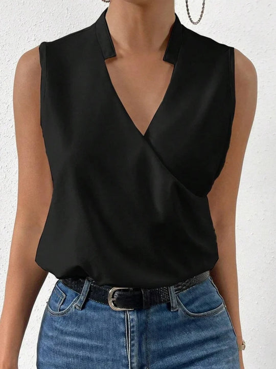 EB | Bedrucktes Shirt mit V-Ausschnitt