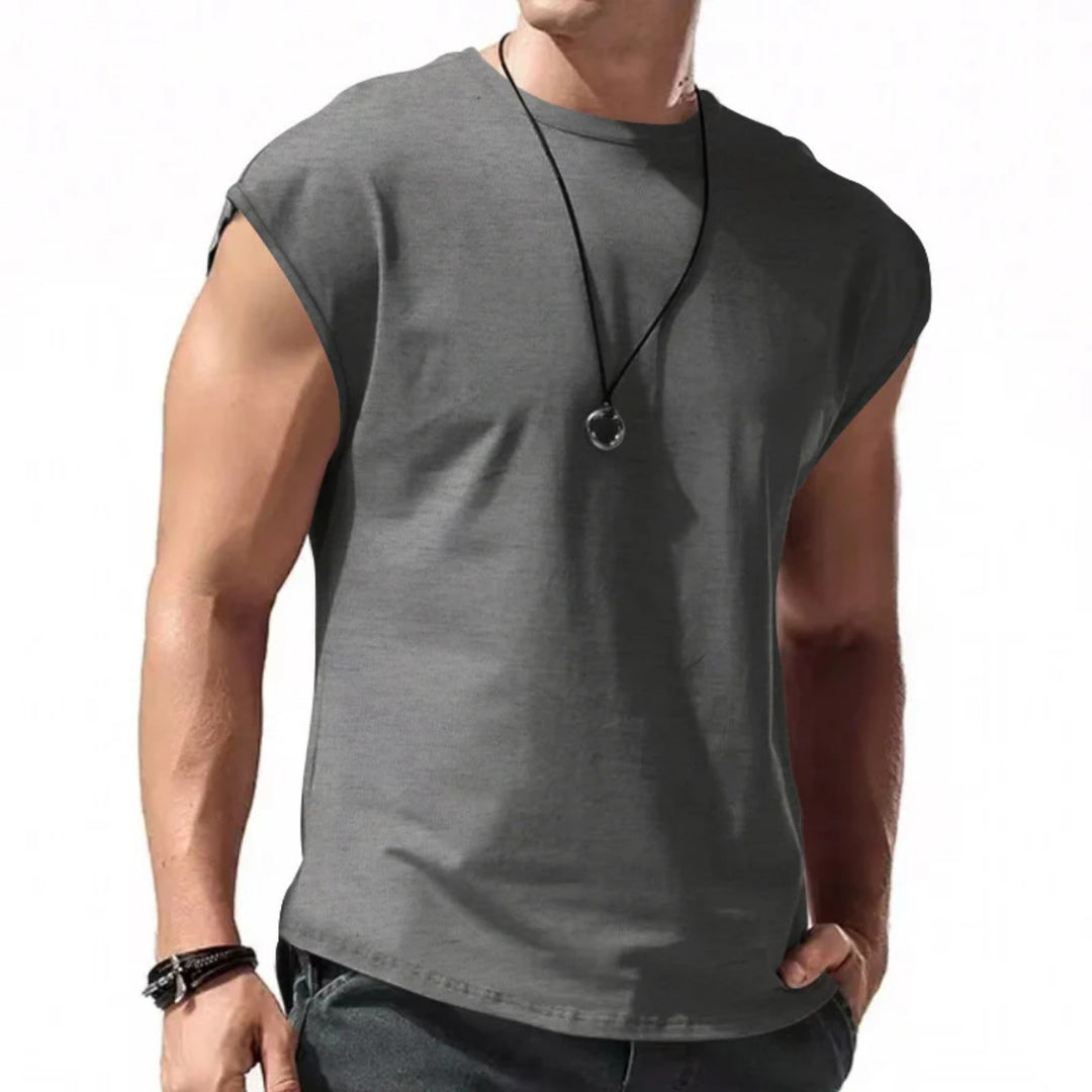 EB | Einfarbiges Weste-T-Shirt