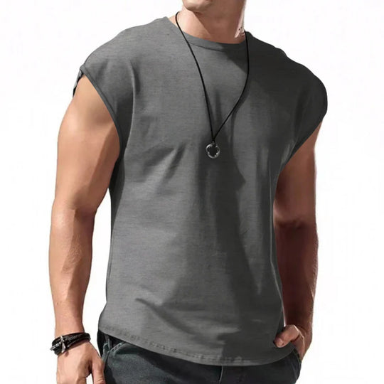 EB | Einfarbiges Weste-T-Shirt