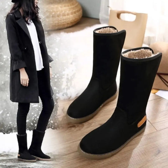 Eliza wasserdichte hohe Stiefel mit Pelzfutter EB