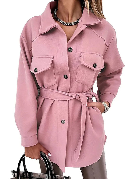 EB | Sommerjacke Leichtes Woll Langjacke