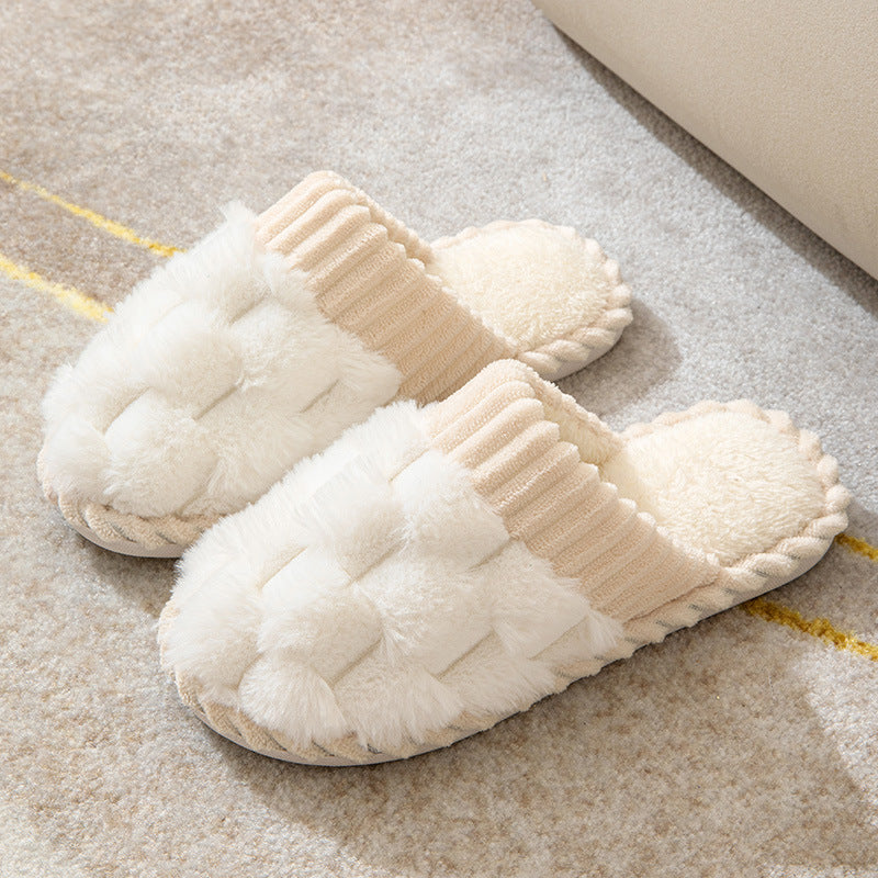 EB | Bequeme Damen Hausschuhe mit Pelzfutter