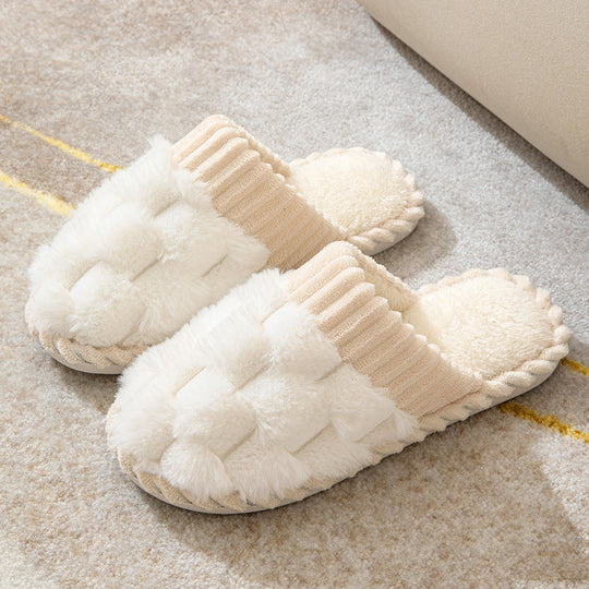 EB | Bequeme Damen Hausschuhe mit Pelzfutter