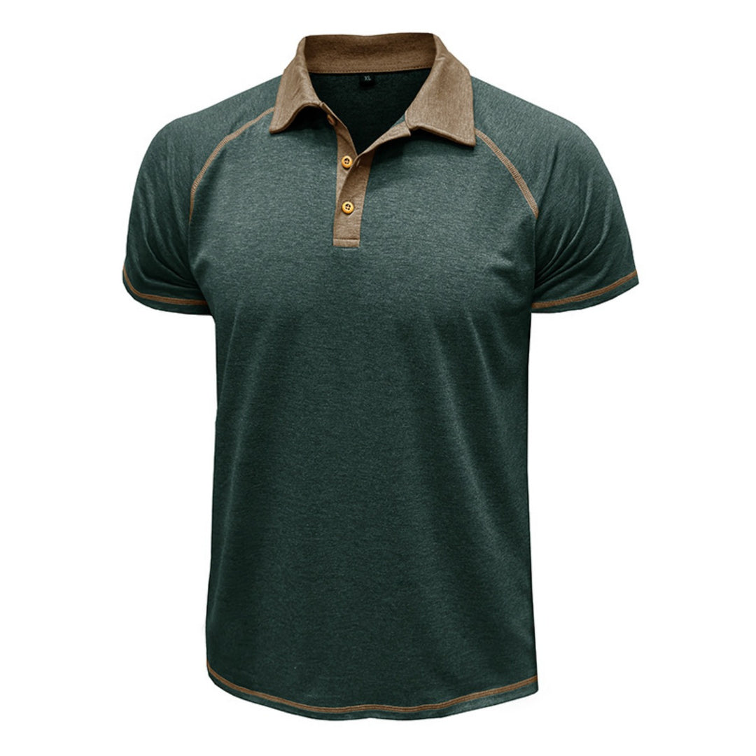 EB | Kurzärmeliges Herren-T-Shirt mit Revers