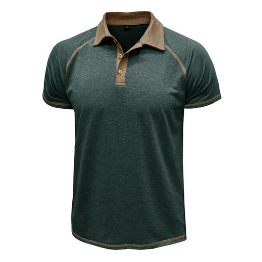EB | Kurzärmeliges Herren-T-Shirt mit Revers
