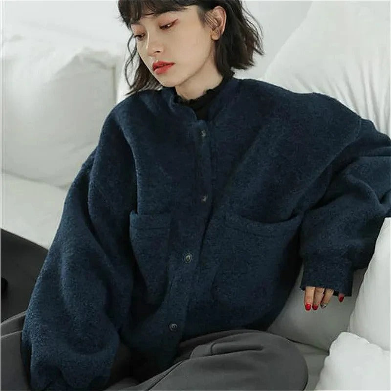 EB | Flauschige Cardigan Jacke
