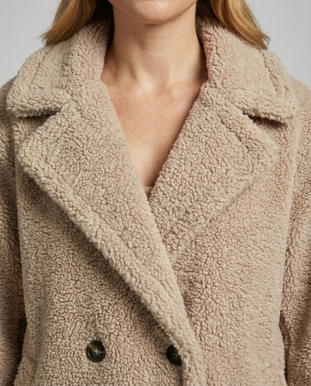 Teddy Kunstfell Mantel Damen | EB