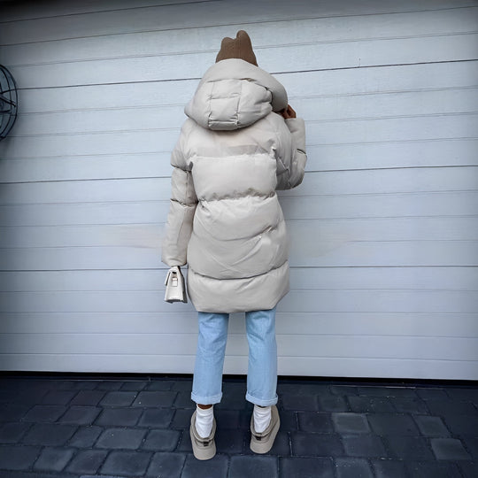 EB | Elegante, gepolsterte Parkajacke für Frauen
