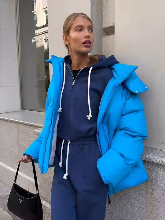 EB | Warme, gepolsterte, lässige Jacke für Frauen