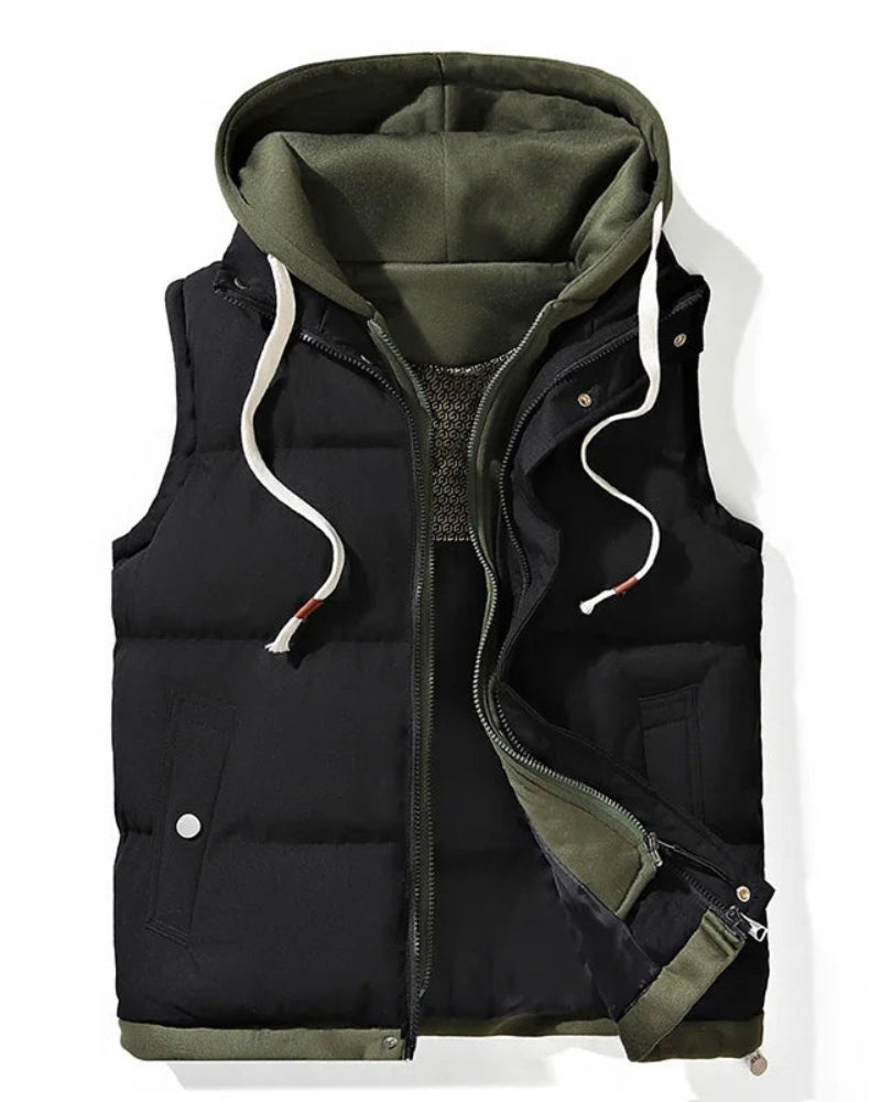 EB | Softshell Gestepptes Kapuzenwesten