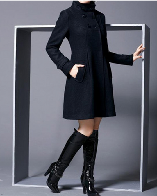 EB | Femme Wintermantel Lange Warm