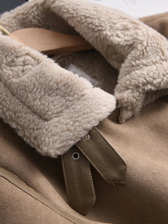 EB | Wildleder Winterjacke - Warm & Stilvoll