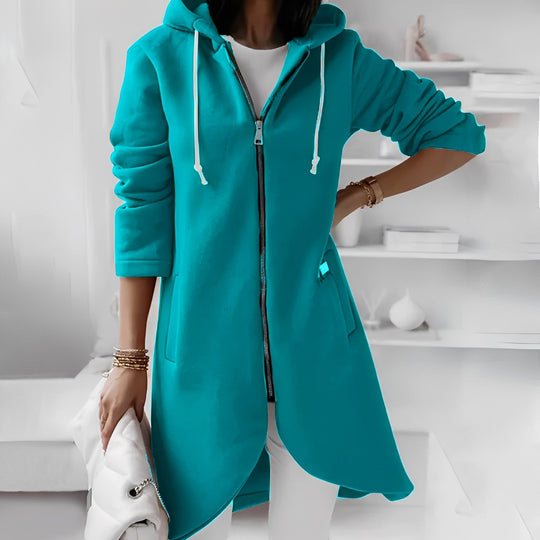 EB | Lange und bequeme Damen-Kapuzenjacke