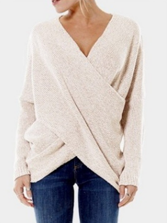 EB | Stylischer &Amp; Sexy V-Ausschnitt Pullover