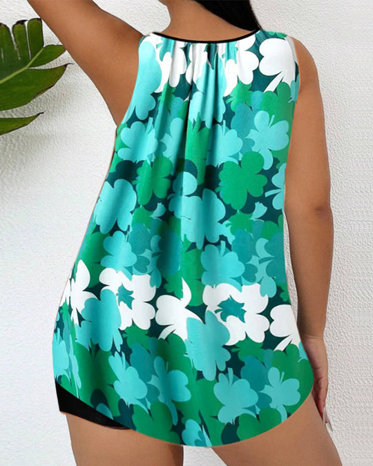 EB | Gedrucktes Zweiteiliges Tankini