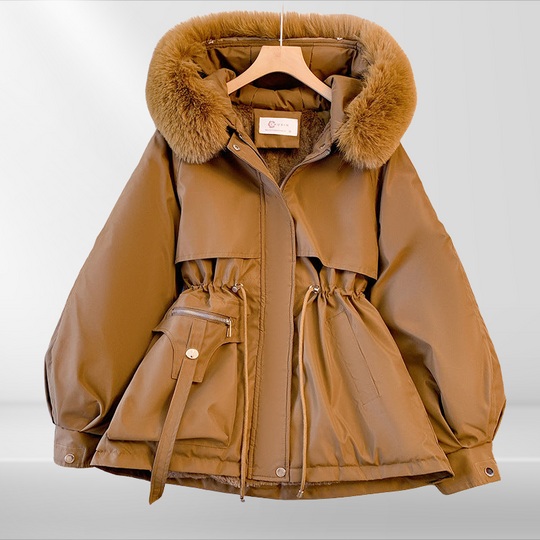EB | Damen-Daunenjacke mit abnehmbaren Kragen