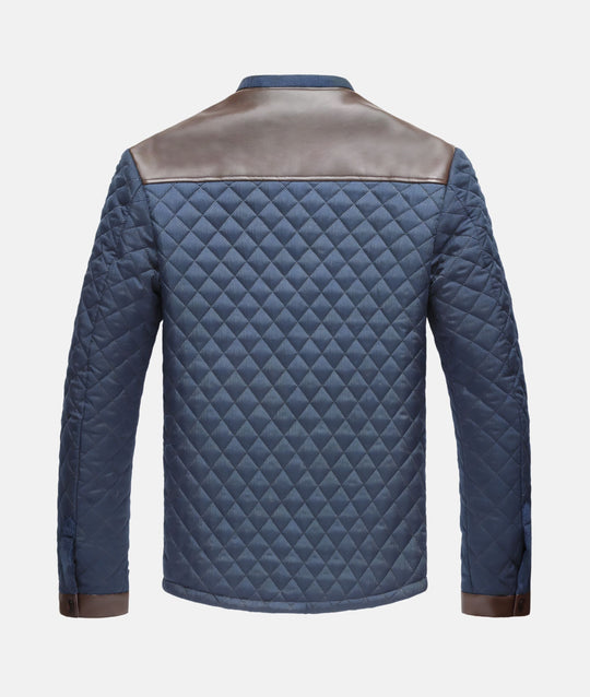 EB | Herren Knopfleiste Steppjacke