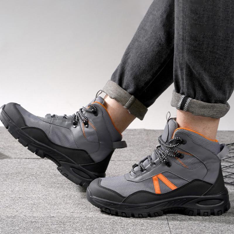 Anti-Smash und Anti-Durchstich High-Top Flugsicherheitsschuhe aus atmungsaktivem Gewebe EB